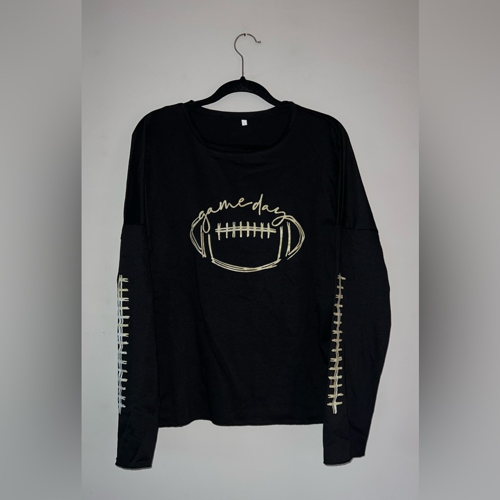Football Game Day Long Sleeve Shirt 🩶